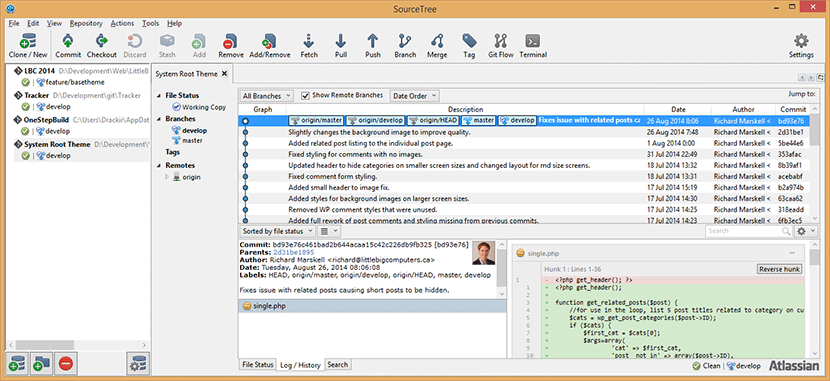 SourceTree Screenshot