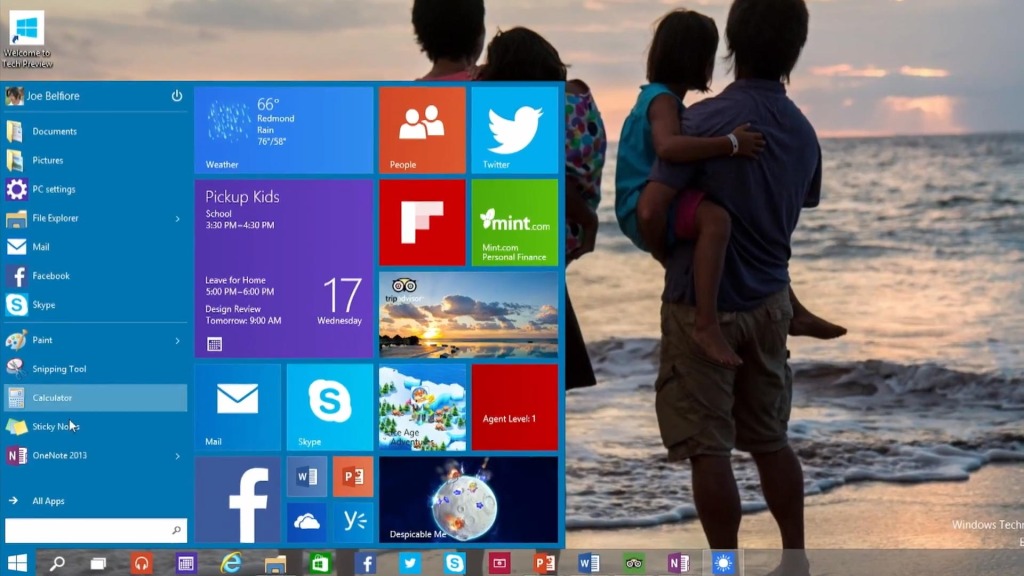 Windows 10 New Start Menu